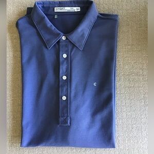 Criquet M XXL SS Polo Shirt in Blue